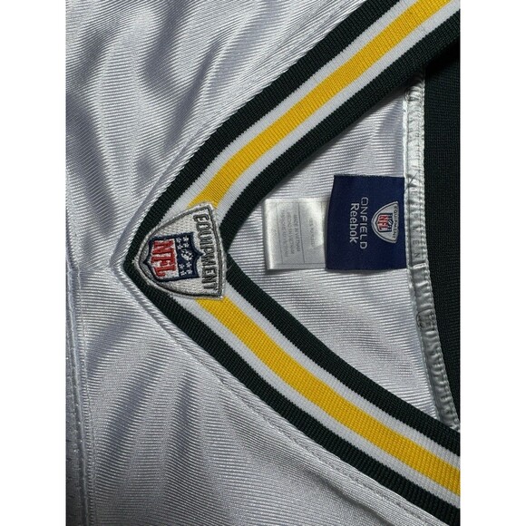 Reebok Aaron Rodgers Jersey White Mens Size 52 Green Bay Packers NFL Football - Picture 6 of 6